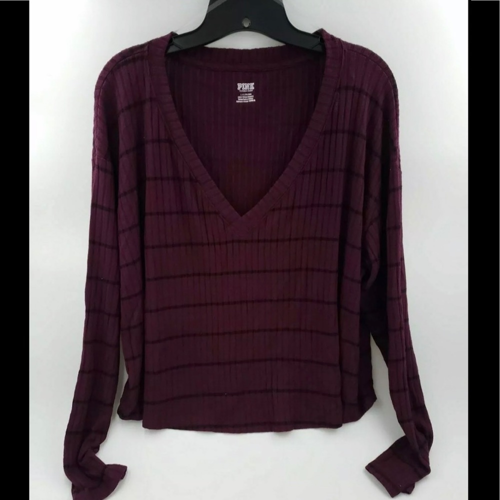 PINK VICTORIA SECRET CROP TOP SIZE LARGE NEW